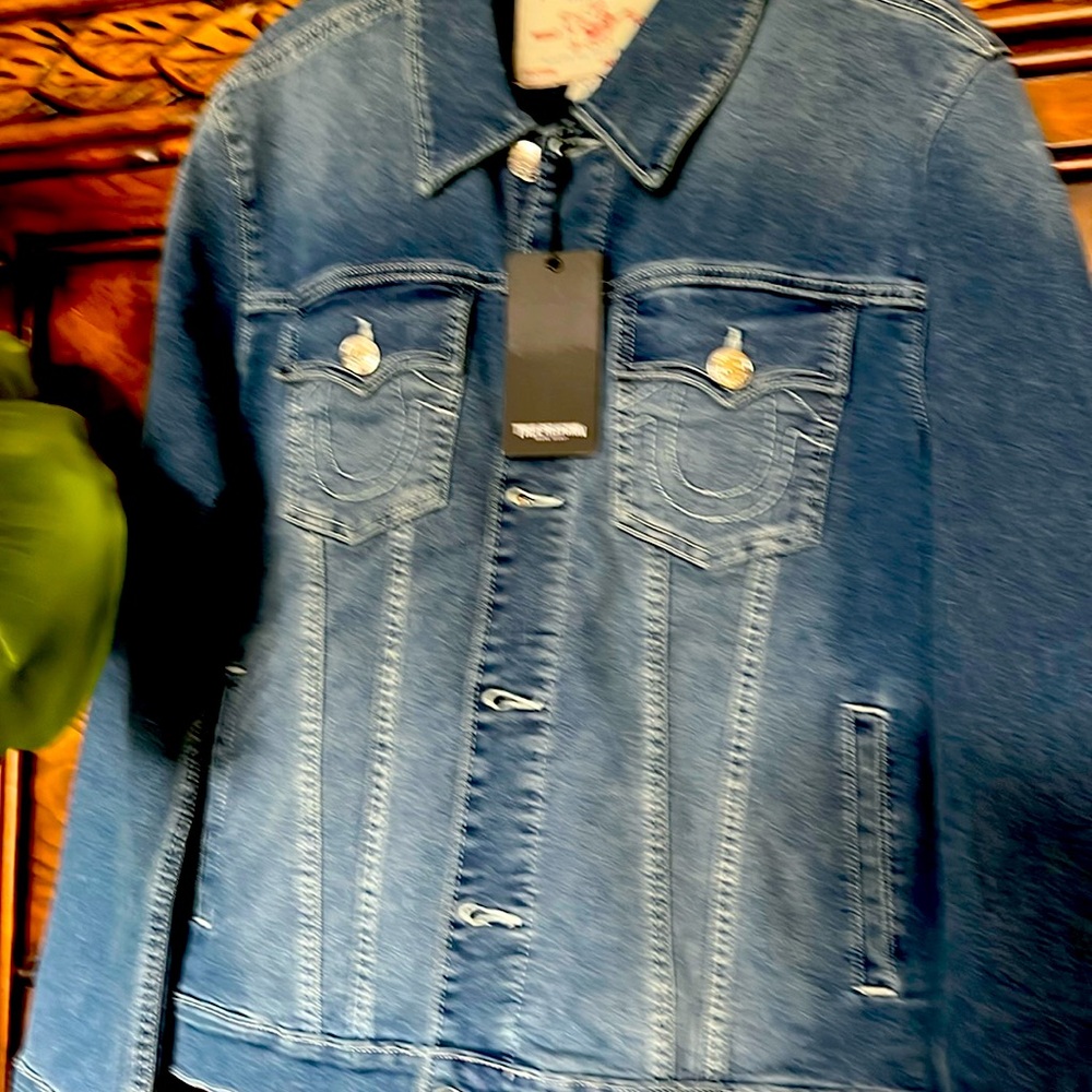 True Religion men’s medium lightweight Jean Jacket Spring Summer Edition
